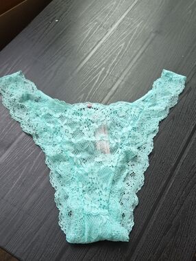 Victoria's Secret Lace Panty in Mint